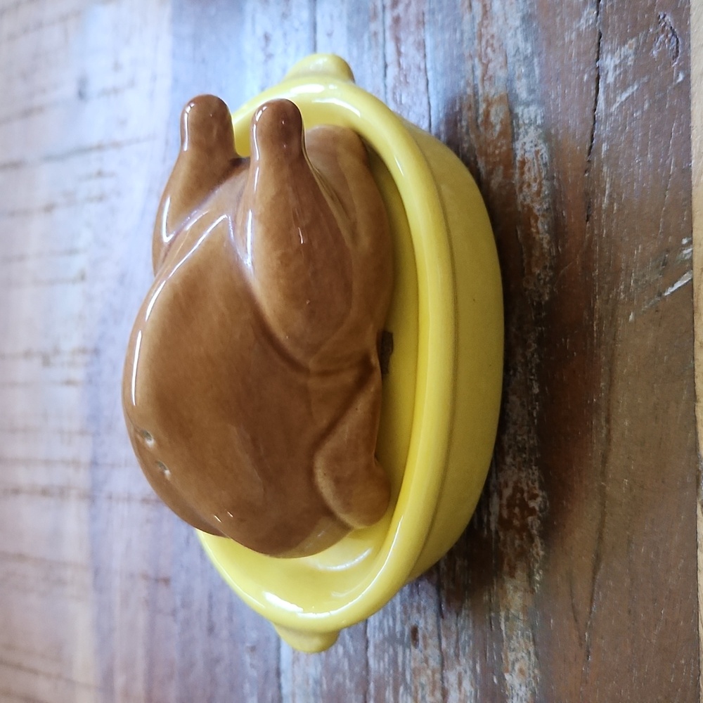 Vtg Salt & Pepper Turkey & Roasting Pan - Picture 5 of 6